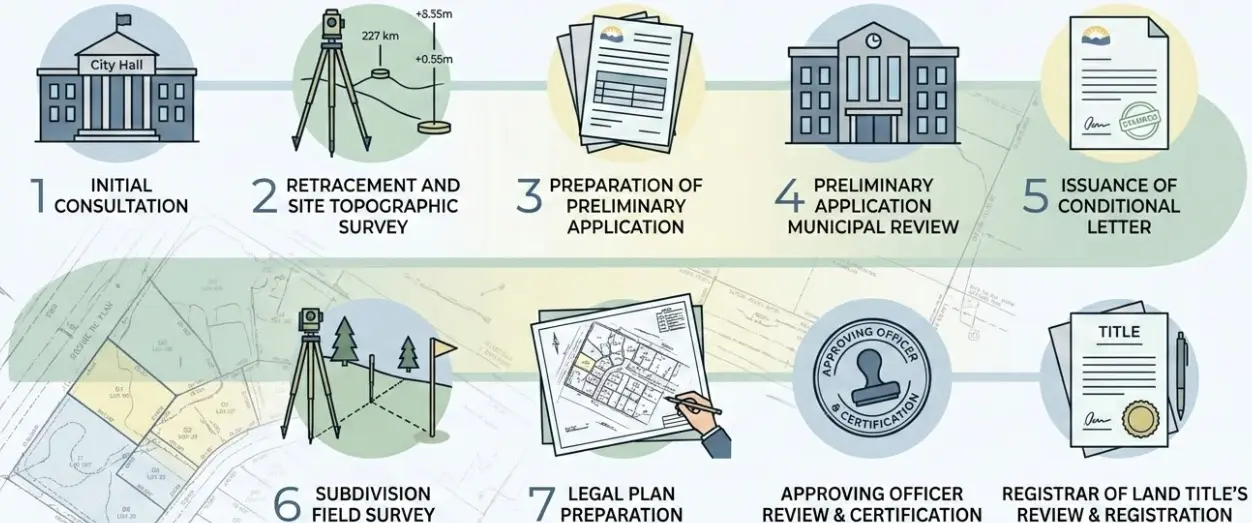 Subdivision Process Infographic